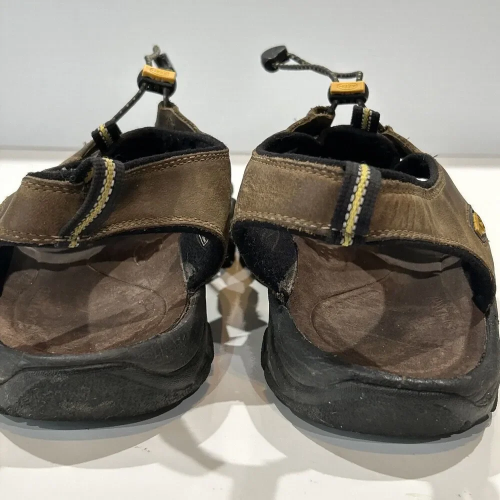 Keen Newport Waterproof Sandals Shoes Mens Size 13 US 47 EU Brown Leather Hiking